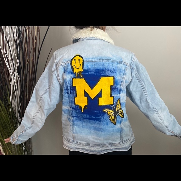 NWT University of Michigan Custom Logo Jacket - Picture 2 of 5